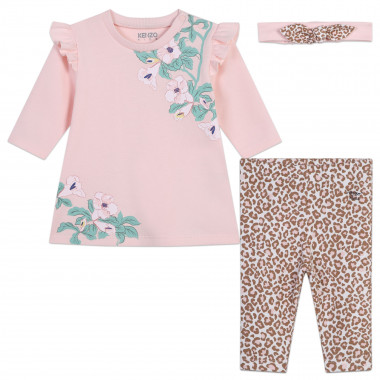 Kleid, Leggings und Stirnband KENZO KIDS Für MÄDCHEN