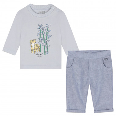 T-shirt and trousers set KENZO KIDS for BOY