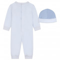 Combinaison et bonnet en coton KENZO KIDS pour GARCON