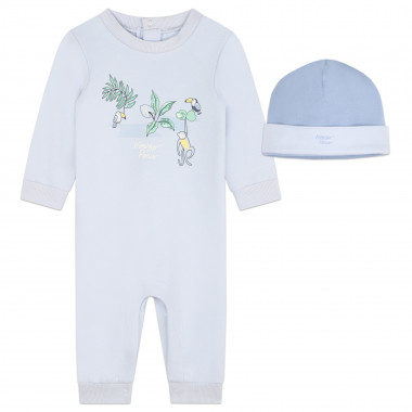 Cotton playsuit and hat KENZO KIDS for BOY