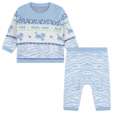 Pull et pantalon en tricot KENZO KIDS pour GARCON