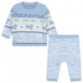 Pull et pantalon en tricot KENZO KIDS pour GARCON