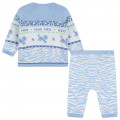 Pull et pantalon en tricot KENZO KIDS pour GARCON