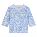 T-shirt e salopette in cotone KENZO KIDS Per RAGAZZO