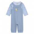 Cotton T-shirt and dungarees KENZO KIDS for BOY