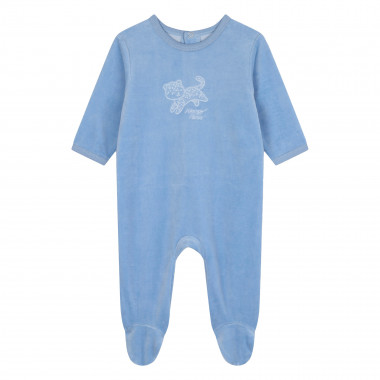 Embroidered velvet pyjamas KENZO KIDS for BOY