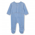 Velours pyjama met borduursel KENZO KIDS Voor