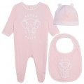 Pijama con gorro y babero KENZO KIDS para UNISEXO