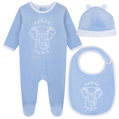 Pyjama avec bonnet et bavoir KENZO KIDS pour UNISEXE