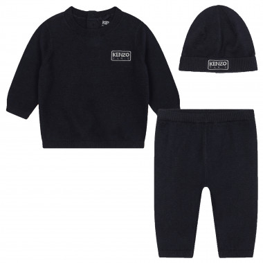 Cotton and cashmere set KENZO KIDS for UNISEX