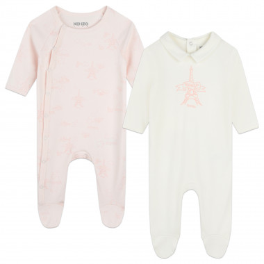 Lot de 2 pyjamas en coton KENZO KIDS pour UNISEXE