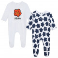 Set van 2 katoenen pyjama's KENZO KIDS Voor