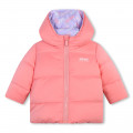 Water-repellent puffer jacket KENZO KIDS for GIRL