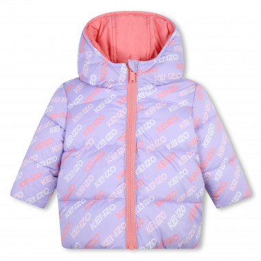 Water-repellent puffer jacket KENZO KIDS for GIRL