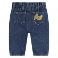 Pantalon en jean KENZO KIDS pour FILLE