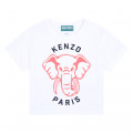 T-shirt à manches courtes KENZO KIDS pour FILLE