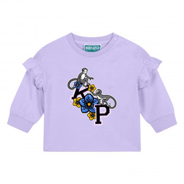 T-shirt à manches longues KENZO KIDS pour FILLE
