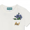 T-shirt à manches courtes KENZO KIDS pour FILLE