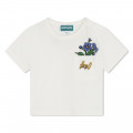 T-shirt à manches courtes KENZO KIDS pour FILLE