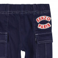 Baumwollhose mit Aufnähern KENZO KIDS Für JUNGE