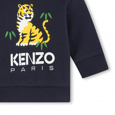 Fleece sweater KENZO KIDS Voor