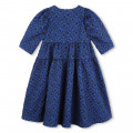 Gathered printed dress KENZO KIDS for GIRL