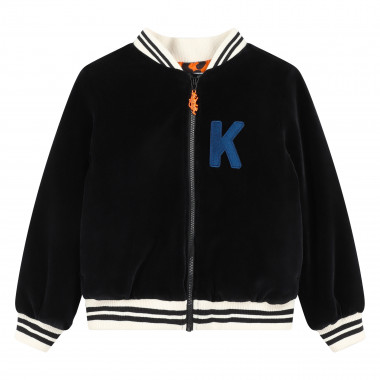 Velvet jacket KENZO KIDS for GIRL