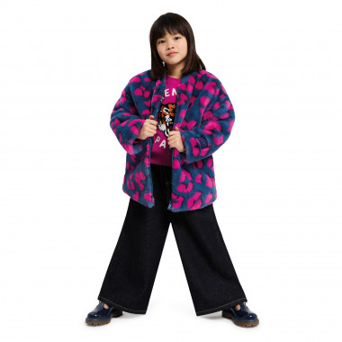 Fleece coat KENZO KIDS for GIRL