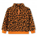 Zip-neck sweatshirt KENZO KIDS for UNISEX