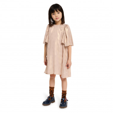 Jacquard lamé dress KENZO KIDS for GIRL