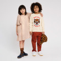 Jurk van lamé-jacquard KENZO KIDS Voor