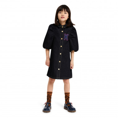 Denim dress KENZO KIDS for GIRL