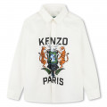 Overhemd van polinkatoen KENZO KIDS Voor