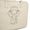 Saco muda-fraldas em lona KENZO KIDS para UNISEXO
