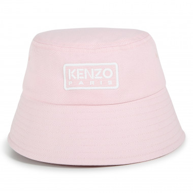 Embroidered bucket hat KENZO KIDS for UNISEX