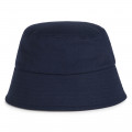 Embroidered bucket hat KENZO KIDS for UNISEX