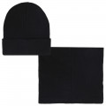 Knitted hat and neck warmer KENZO KIDS for UNISEX