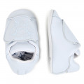 Hook-and-loop leather slippers KENZO KIDS for UNISEX