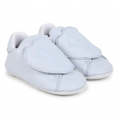 Pantufas em pele com velcro KENZO KIDS para UNISEXO