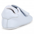 Hook-and-loop leather slippers KENZO KIDS for UNISEX