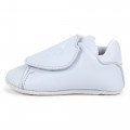 Hook-and-loop leather slippers KENZO KIDS for UNISEX