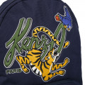 Embroidered fabric rucksack KENZO KIDS for UNISEX