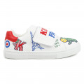 Leather hook-and-loop trainers KENZO KIDS for BOY