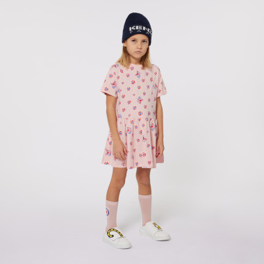 Sneakers in pelle a strappo KENZO KIDS Per UNISEX