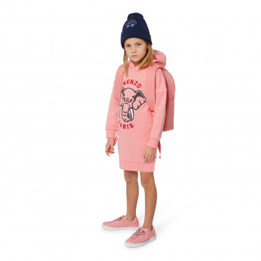 Leren sneakers met klittenband KENZO KIDS Voor