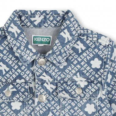 Cazadora vaquera con logotipo KENZO KIDS para UNISEXO