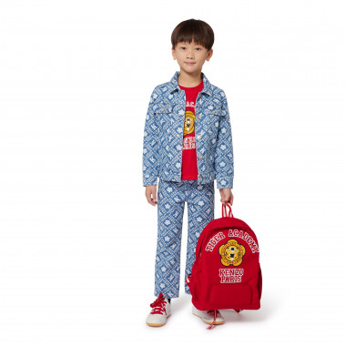 Veste en jean siglée KENZO KIDS pour UNISEXE