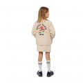 Veste pressionnée en velours KENZO KIDS pour FILLE