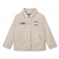 Velvet press-stud jacket KENZO KIDS for GIRL