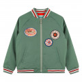 Zipped raglan-sleeve jacket KENZO KIDS for UNISEX